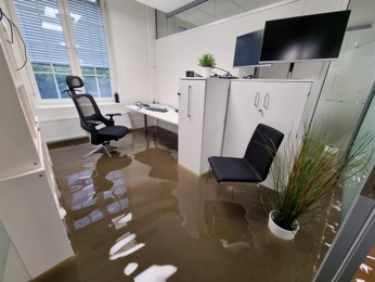 Water all over the office