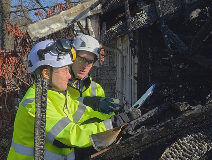 Undersøkelser etter branner