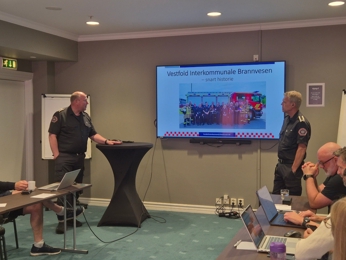 Jarle og Terje i brannvesenet