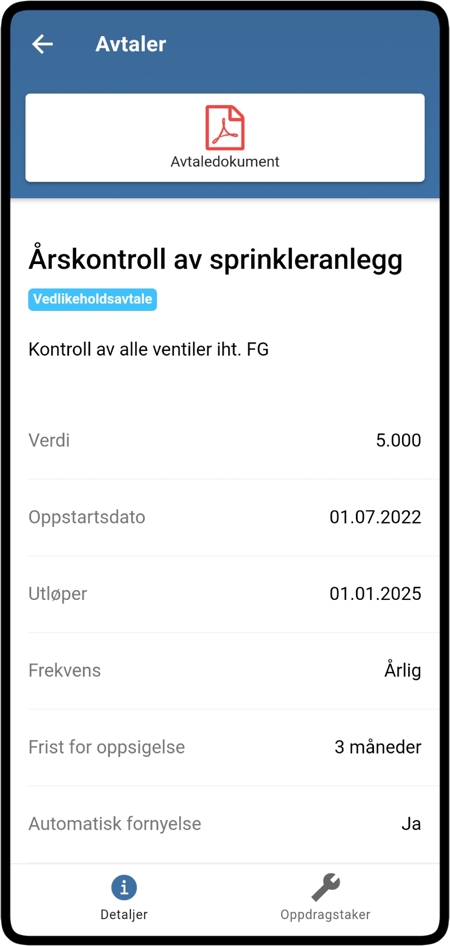 Contracts in PiD Drift Mobile