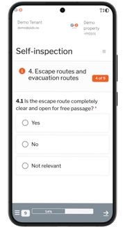 Egenkontroll in PiD Drift Mobile
