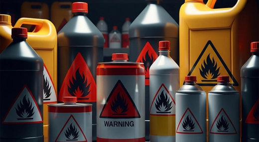 Storage and handling of flammable goods