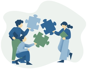 People collaborating.