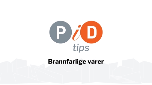 Brannfarlige varer