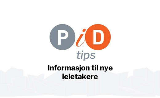Informasjon til nye leietakere