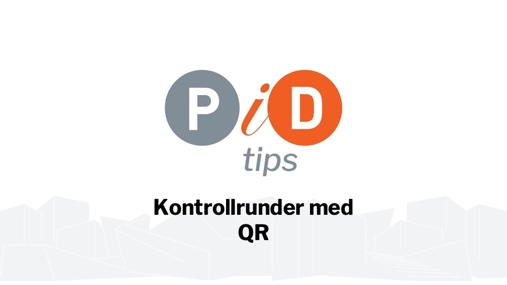 Kontrollrunder med QR-koder