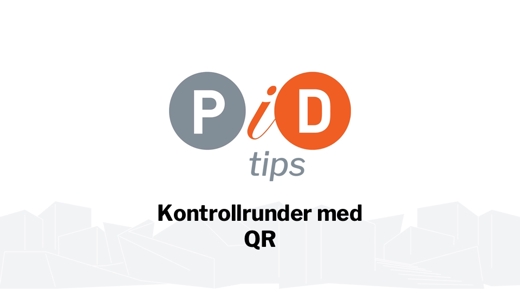 Kontrollrunder med QR-koder