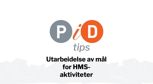 Utarbeidelse av mål for HMS-aktiviteter